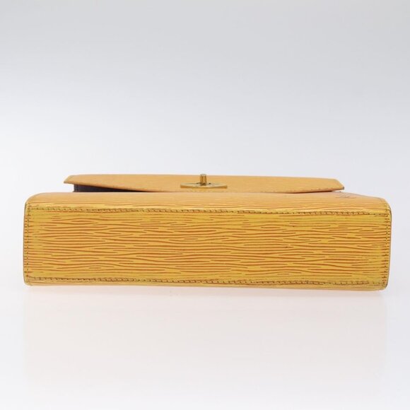 LOUIS VUITTON Epi Malesherbes Hand Bag Tassili Yellow Jonne - Picture 12 of 16